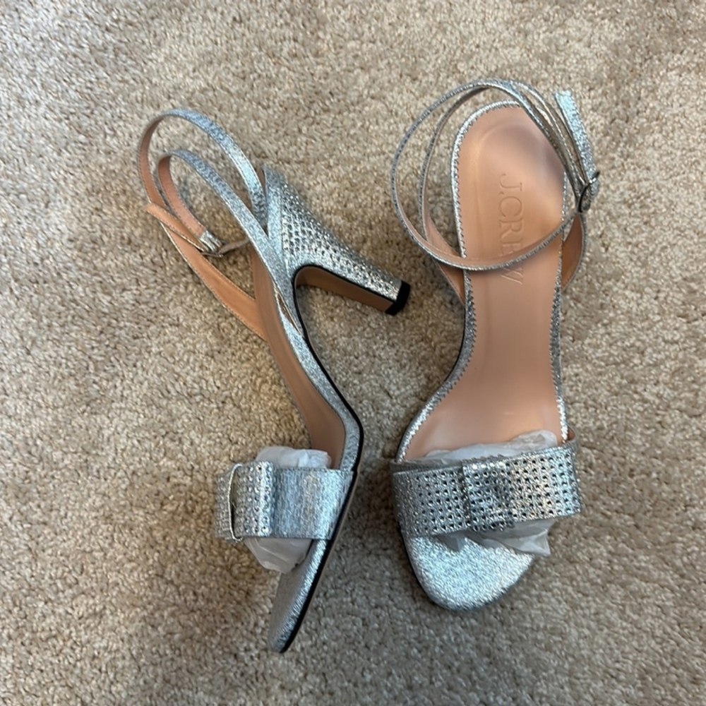 J.CREW Crystal Bow Heel Sandle - Picture 4 of 4
